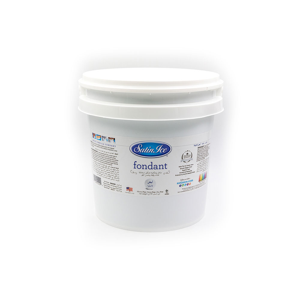 Satin Ice Fondant White Vanilla Master Baker